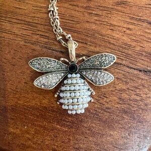 Mischa Bee Necklace with Pearl and Crystal Accents ParkLane